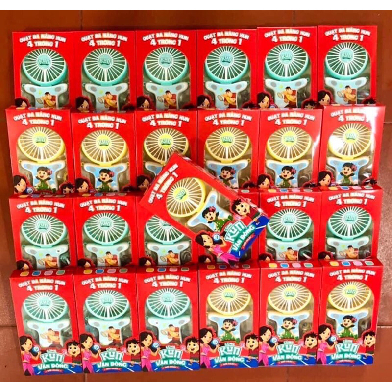 Quạt kun mẫu mới 4in1