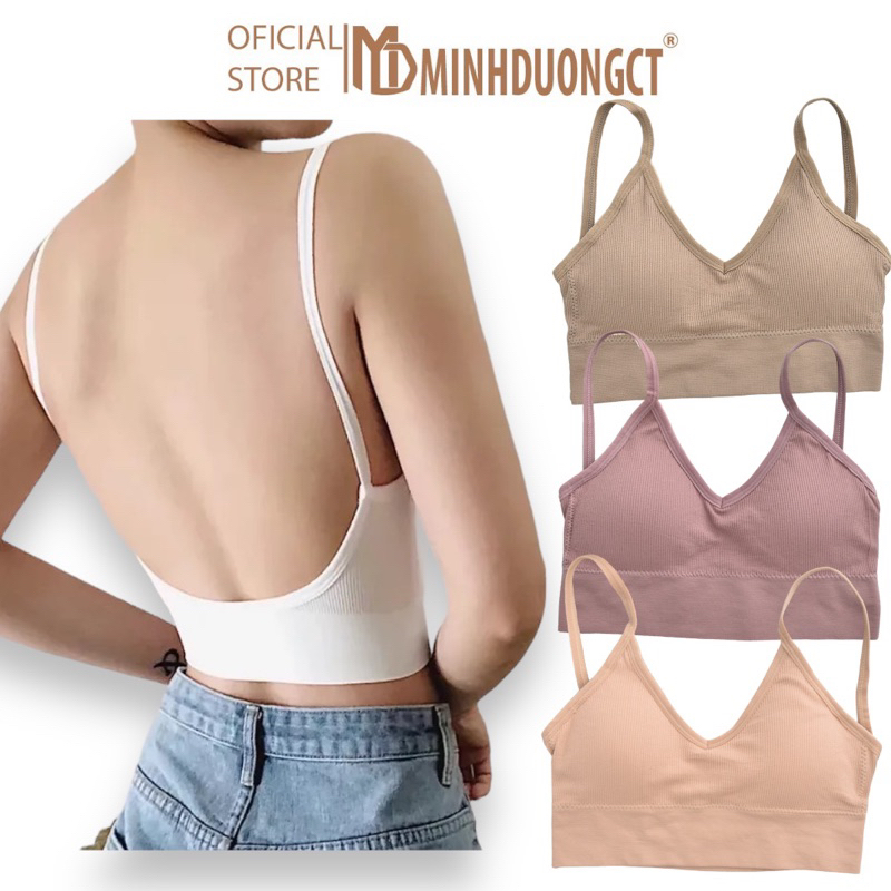 Ao bra len tăm hở lưng khoét lưng dáng u siêu hot