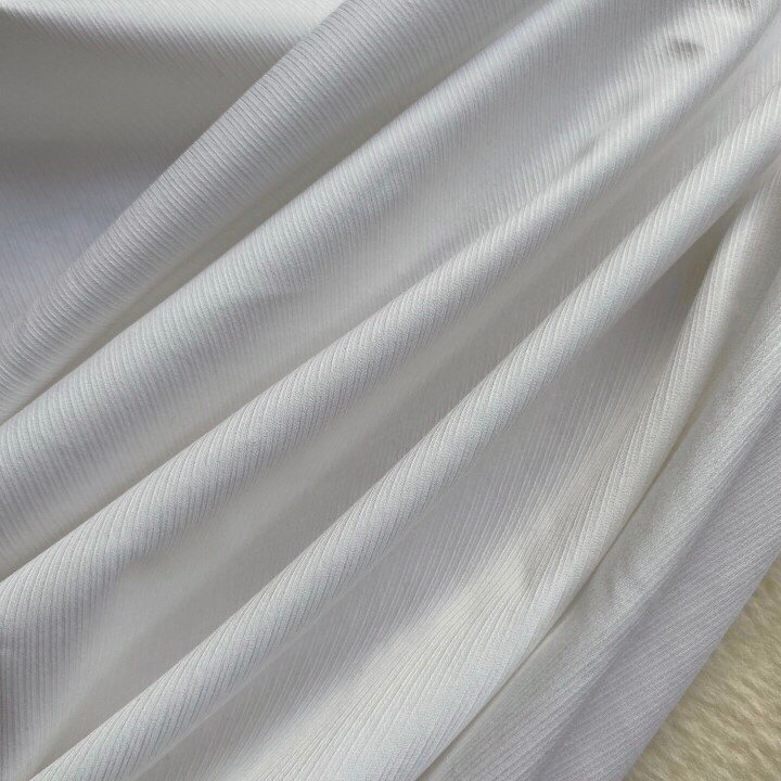 Vải Cotton Trắng Gân Chéo Khổ 1m5 -Lỗi Dơ Biên - Co Giãn Nhẹ - May Áo Sơ Mi, Đầm, Váy, Đồ Trẻ Em