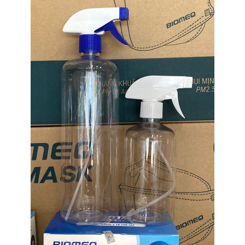 Chai PET 1 lít - chai pet 500ml