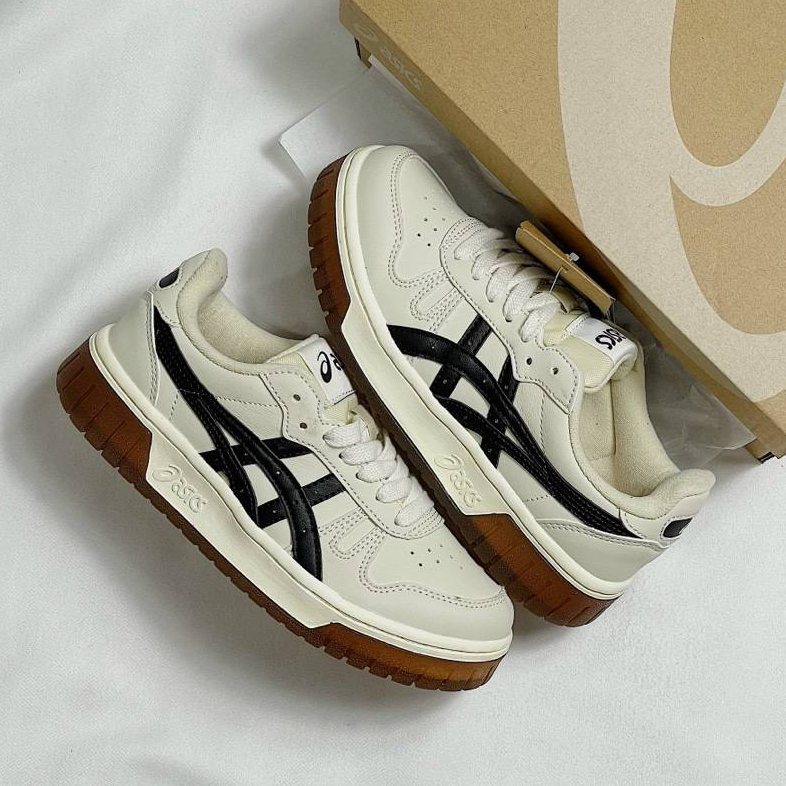 Giày Asics Court Trail Sneaker White Black Lai Au [ FREESHIP + FULL BOX ]