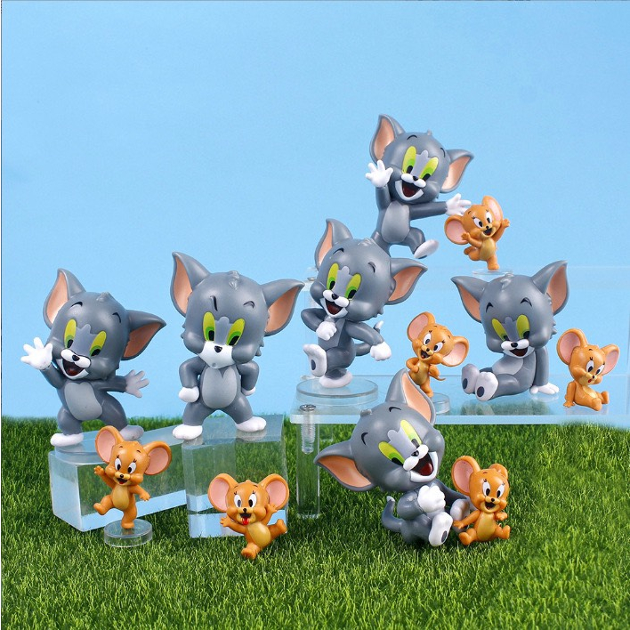 Mô hình đôi bạn thân Tom và Jerry super cuteeee 💛