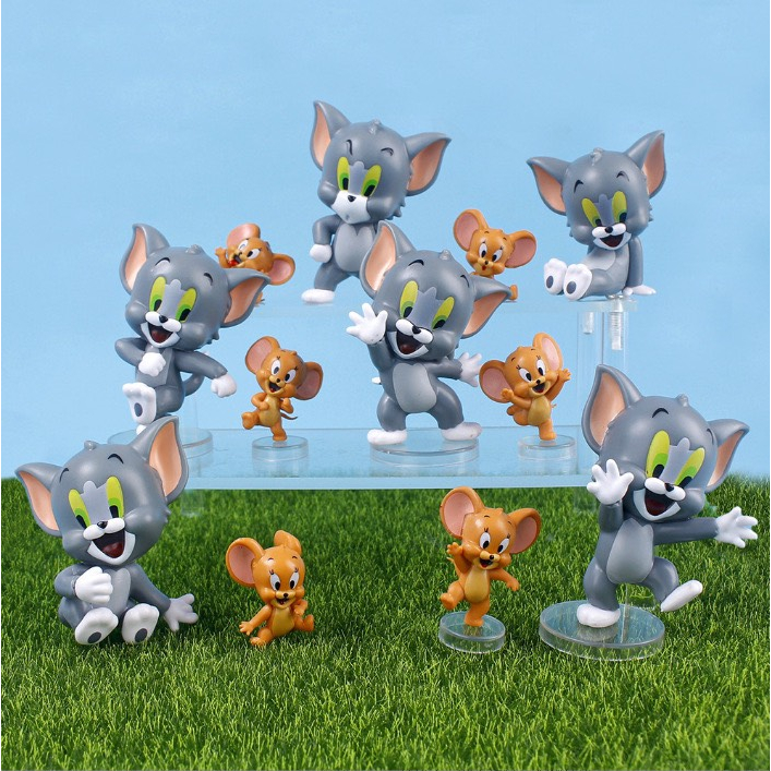 Mô hình đôi bạn thân Tom và Jerry super cuteeee 💛