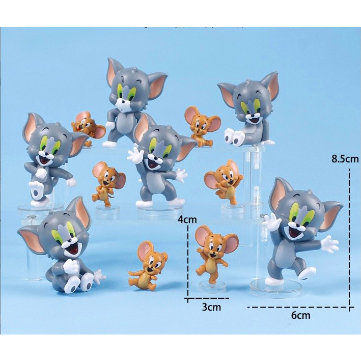 Mô hình đôi bạn thân Tom và Jerry super cuteeee 💛