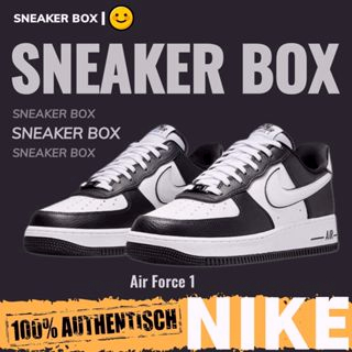 (Miễn phí vận chuyển) Giày chạy bộ Nike Air Force 1 Low Black White chính hãng 100%