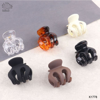 Kẹp tóc, kẹp càng cua thái lan cỡ vừa bạch tuộc Orin K1778