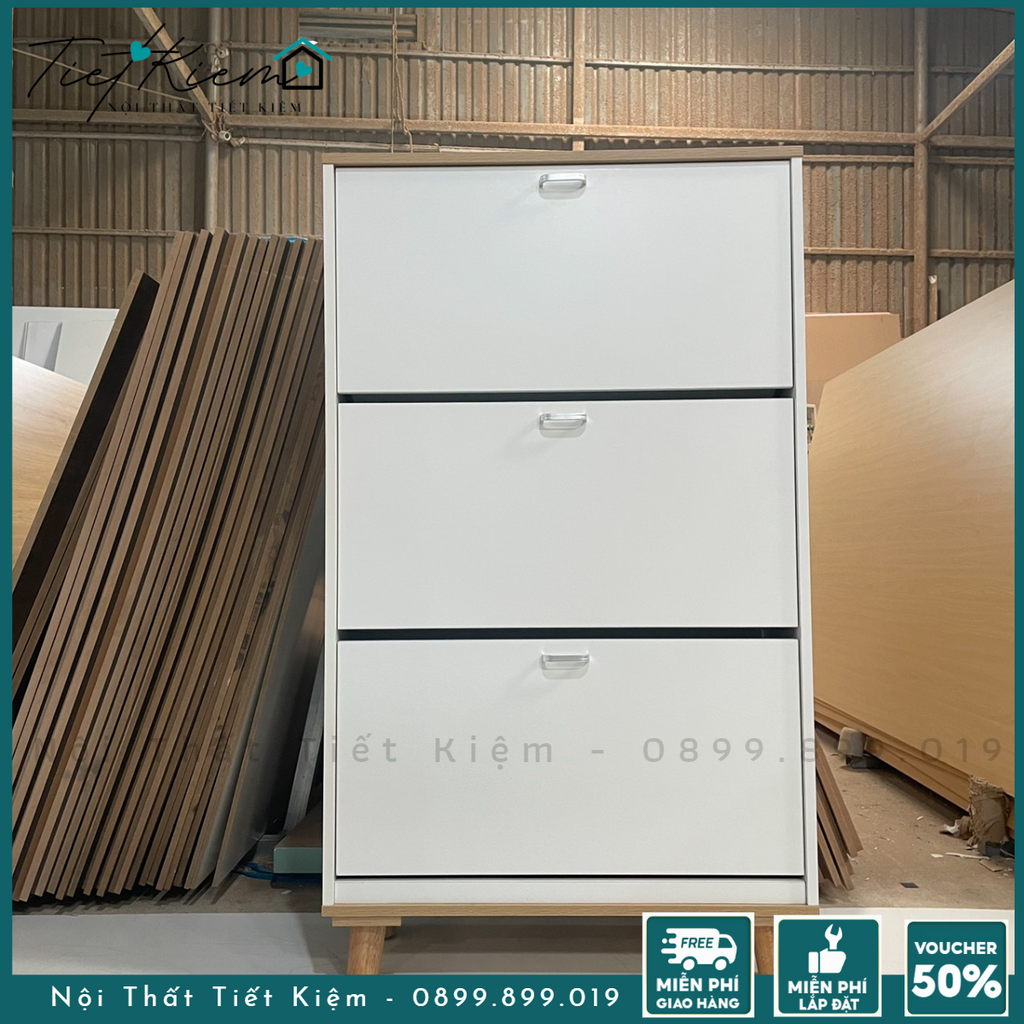 Tủ giày thông minh gỗ dùng làm tủ để giày thiết kế làm tủ để giày tiết kiệm diện tích Nội Thất Tiết Kiệm TG4569