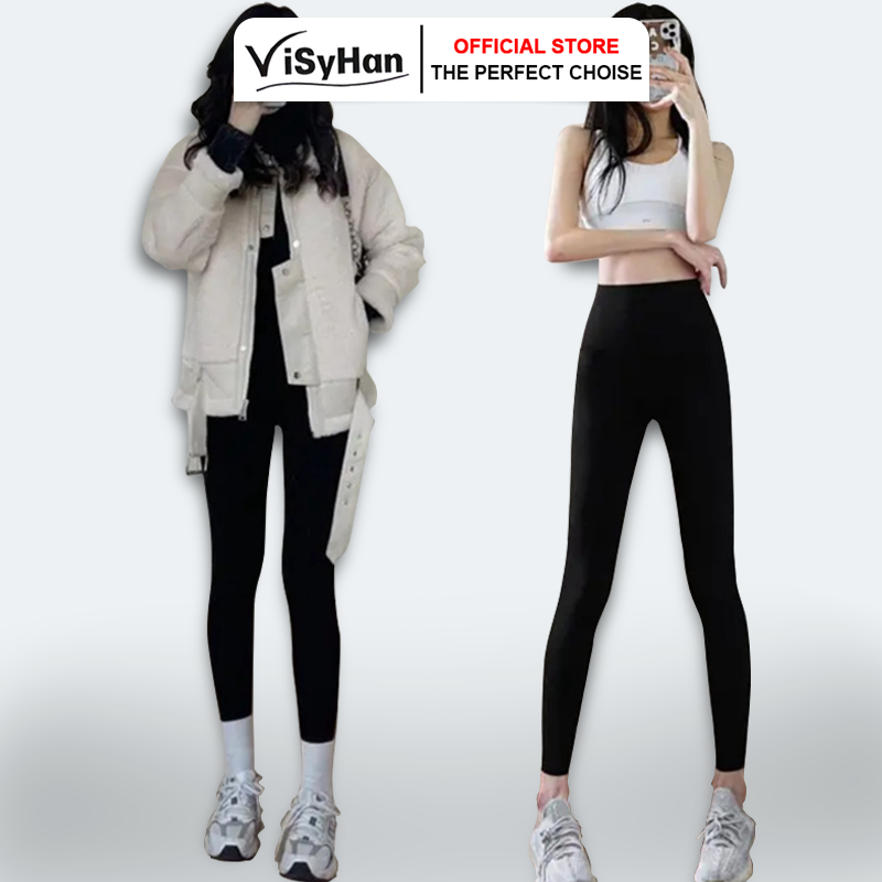 [Mã INCMT15 giảm 15K đơn 99K] Quần Legging Nữ Cao Cổ, Dáng Dài VISYHAN QN06 Cho Phái Đẹp