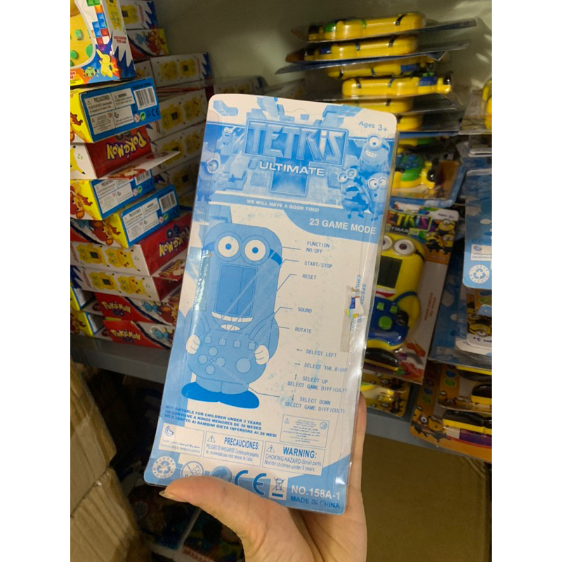 Quà 1/6! Máy bấm điện tử xếp hình đen trắng cho bé cai điện thoại máy tính