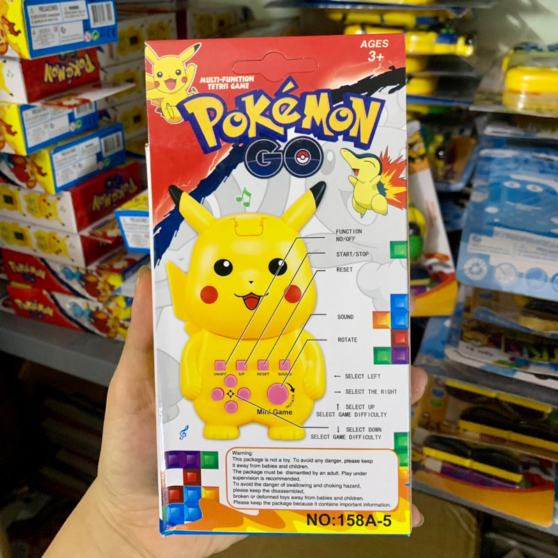 Quà 1/6! Máy bấm điện tử xếp hình đen trắng cho bé cai điện thoại máy tính