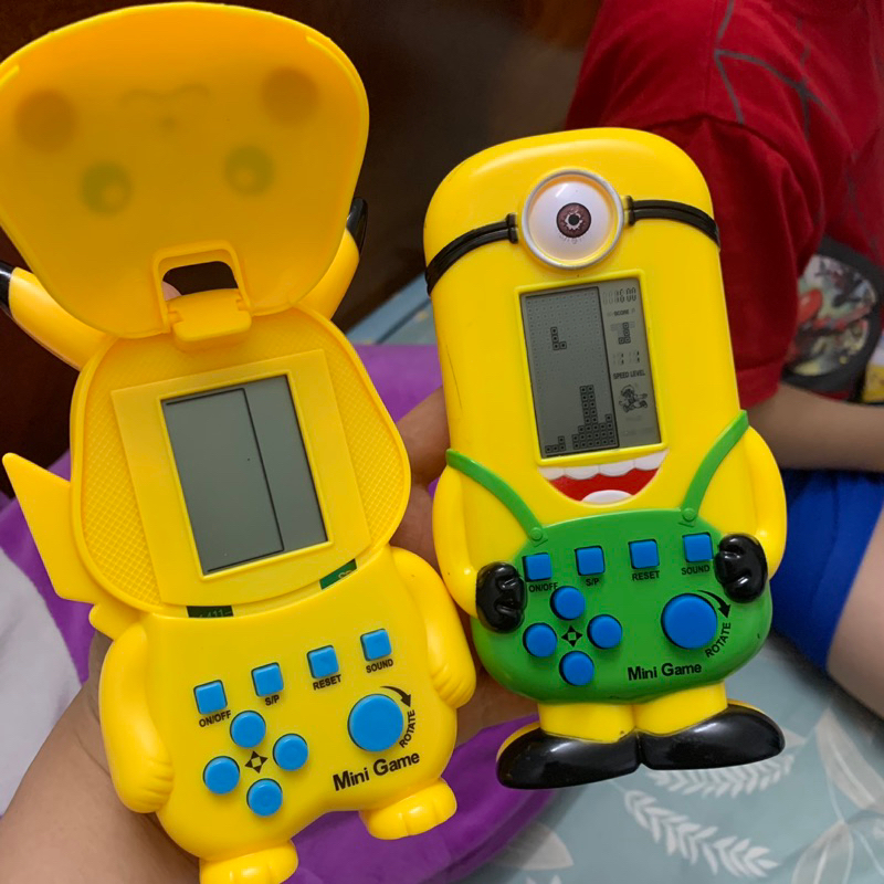 Quà 1/6! Máy bấm điện tử xếp hình đen trắng cho bé cai điện thoại máy tính