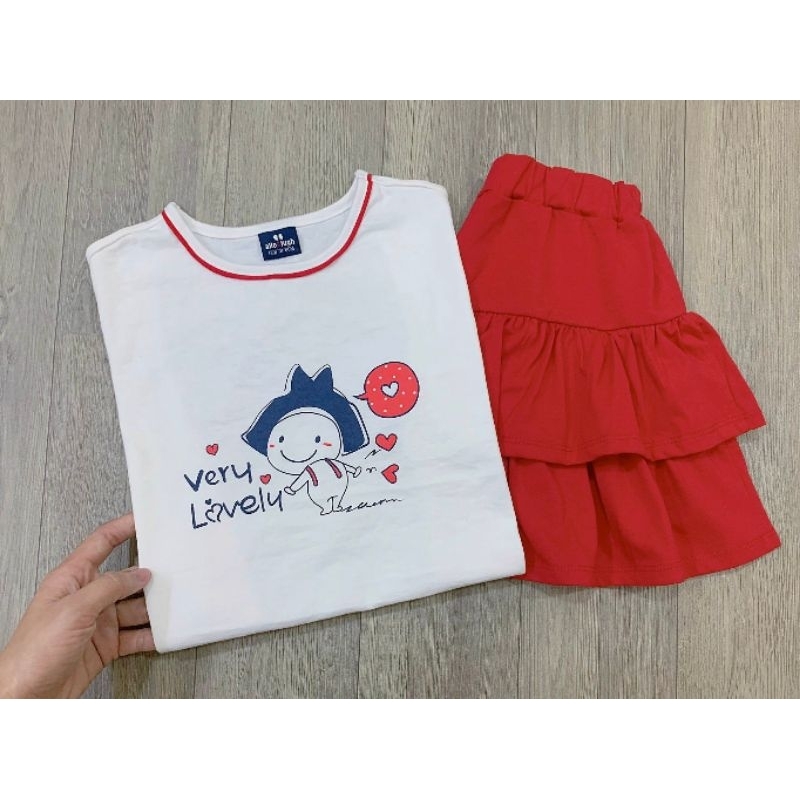 Bộ Allo&Lugh xuất Hàn cho bé gái 11kg - 28kg