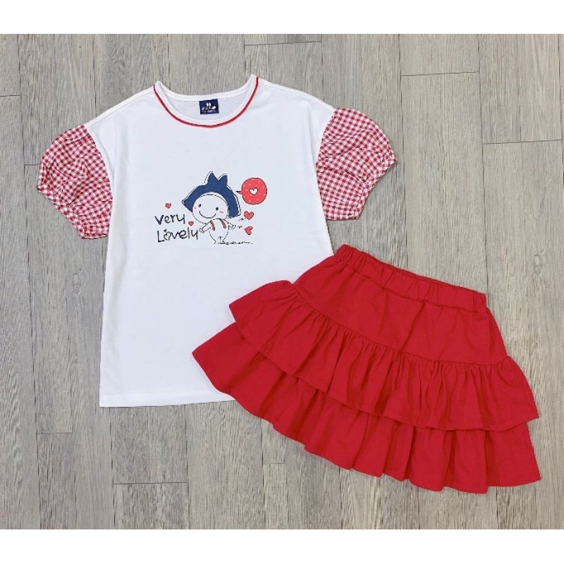 Bộ Allo&Lugh xuất Hàn cho bé gái 11kg - 28kg