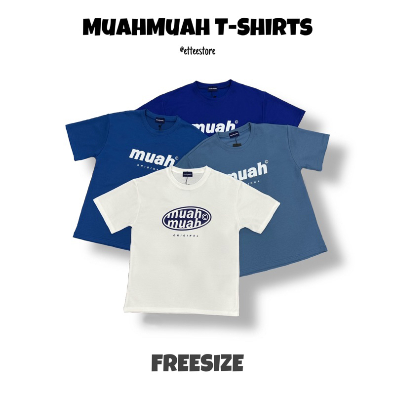 Áo phông nam nữ tay lỡ MuahMuah T-Shirt ET.TEE in hình vải thun cotton thấm mồ hôi đủ màu Freesize A2033