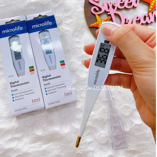 Nhiệt Kế Điện Tử Microlife MT550 Dạng Bút (Theo dõi thân nhiệt trong gia đình- báo sốt 10s)