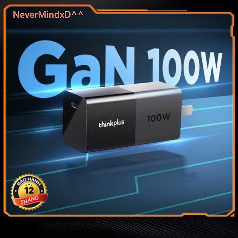 Bộ sạc siêu nhỏ ThinkPlus GaN 100W USB-C