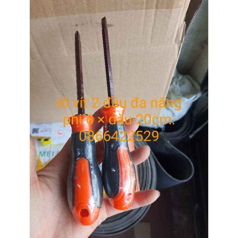tô vít đổi đầu đa năng phi 6× dài 20cm cao cấp