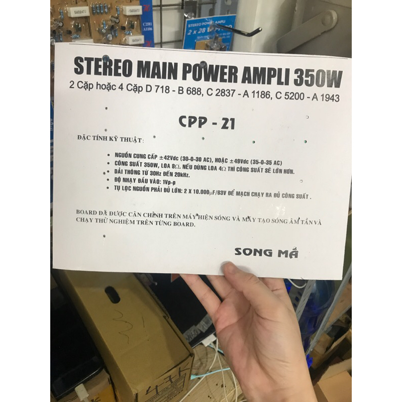 Bo công suất amply 8sò 2 vế các loại