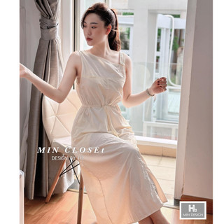 Đầm Cộc Tay Cột Dây Eo - D3