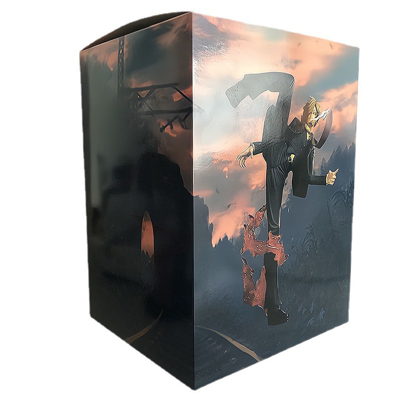 Mô hình Figure VinSmoke Sanji chân lửa chiến đấu cao 25cm, có hộp màu, có bản LED - Mô hình One Piece