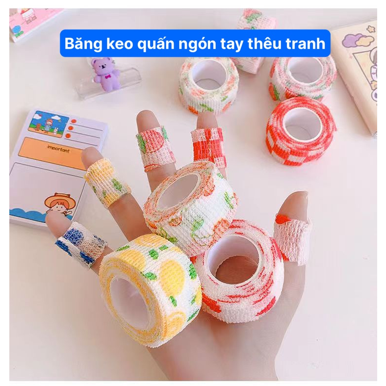 Băng keo quấn tay thêu tranh chữ thập