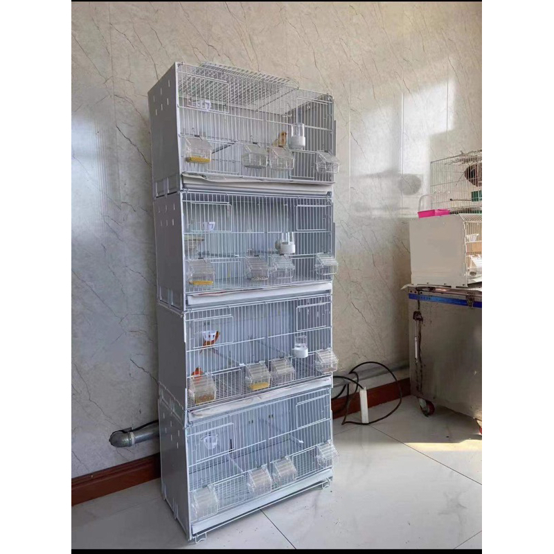 Lồng sinh sản hoặc tách trống mái 3 vách nhựa dành cho chim cảnh