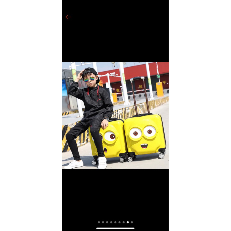 Vali kéo Minion size 18 cho bé