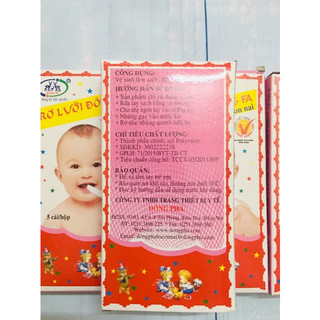 Rơ Lưỡi Đông Pha Cho Bé Sơ Sinh (10 Hộp - 50 cái)