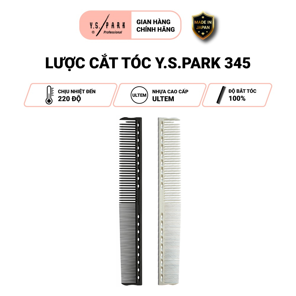 Lược cắt tỉa tóc nữ Nhật Bản YS PARK professional chịu nhiệt và hóa chất YS-345 hàng chính hãng