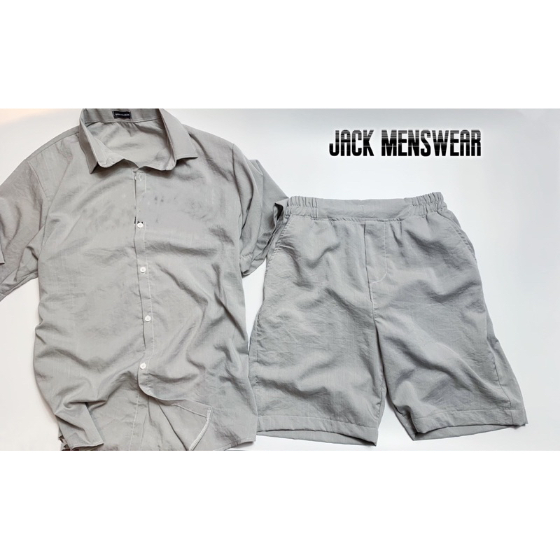 Quần áo Big size Nam, bộ quần áo đũi nam BIGSIZE nam Ghi xám❤️45kg - 80kg - 140kg