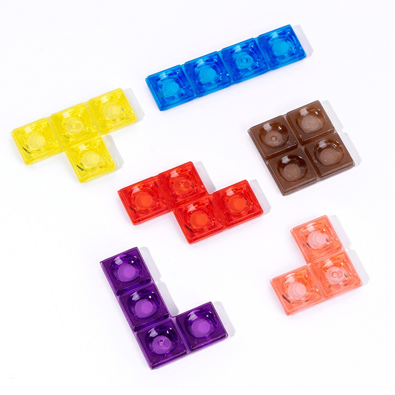 Đồ chơi ghép hình Tetris 3D Giscoo nhiều màu sắc khung gỗ đẹp giúp bé phát triển tư duy