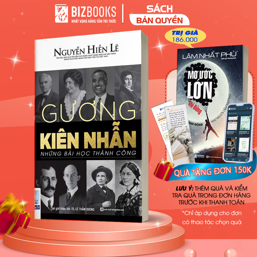 Sách - BIZBOOKS -Gương Kiên Nhẫn – Những Bài Học Thành Công - 1 BEST SELLER
