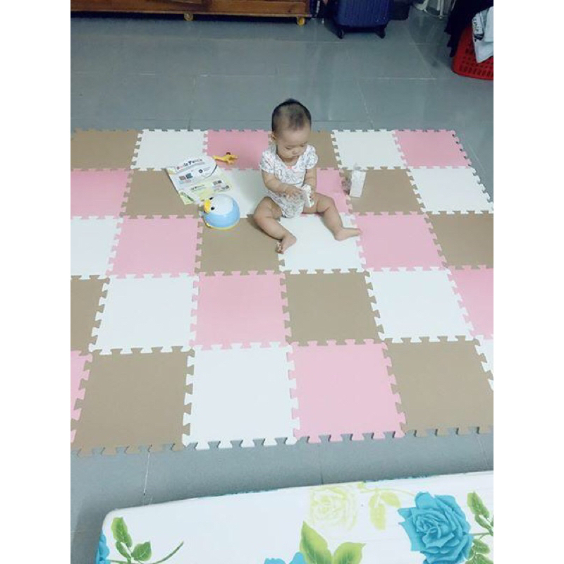 - Thảm xốp đơn màu cho bé -