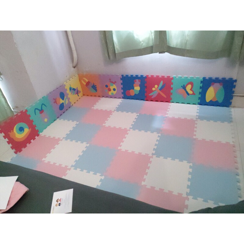 - Thảm xốp đơn màu cho bé -