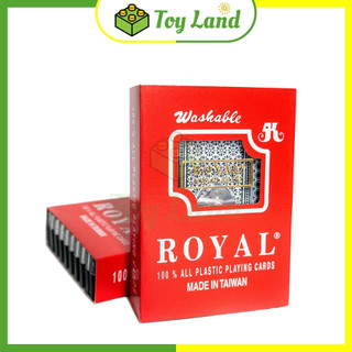 Bài tây royal đài loan loại cao cấp chống nước 100% bài poker nhựa pvc plastic bẻ cong