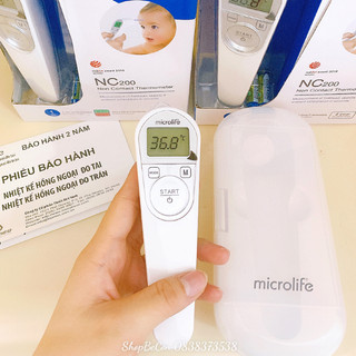 NHIỆT KẾ ĐIỆN TỬ HỒNG NGOẠI ĐO TRÁN MICROLIFE NC200 (Đo 1S, Chính Hãng, Bảo Hành 2 Năm) – Hàng Có Sẵn ✔️