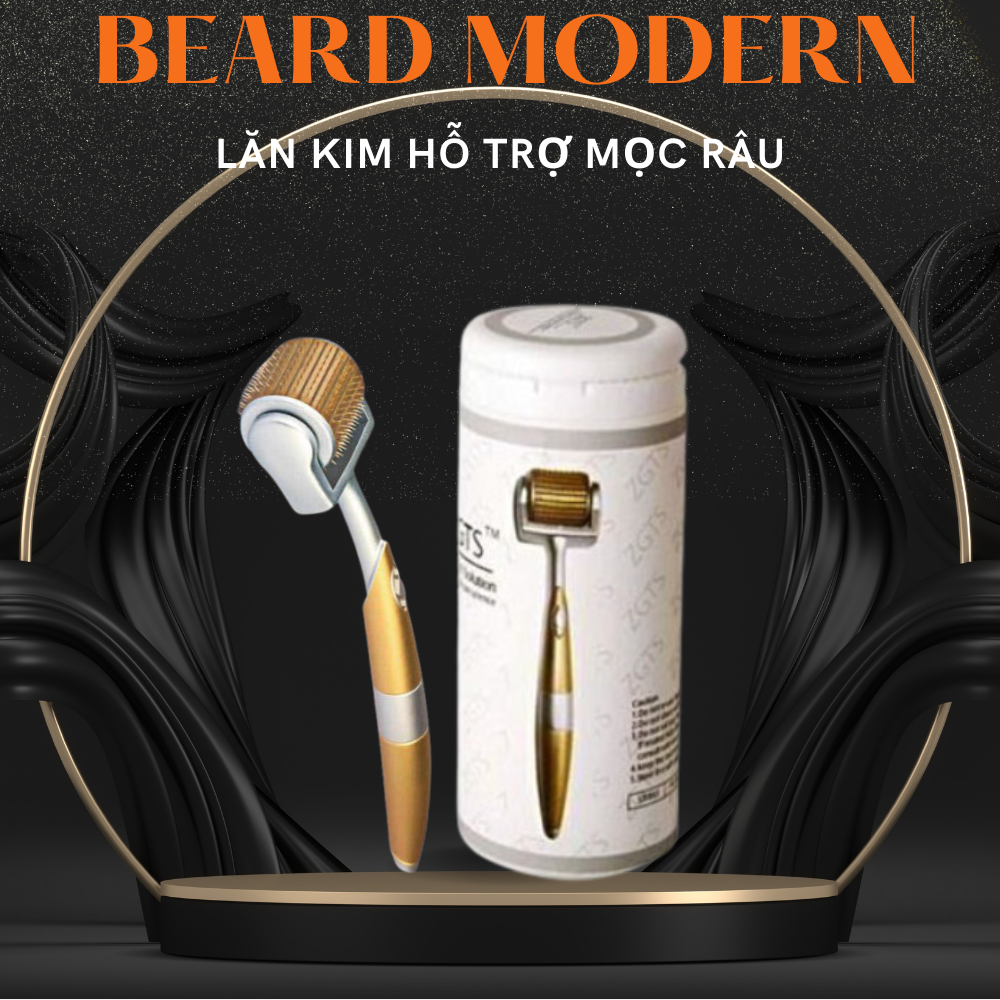 Lăn kim kích thích mọc râu