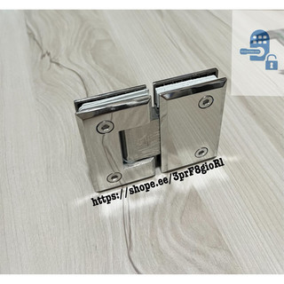 Bản lề phòng tắm kính - bản lề kính 180 độ inox 304