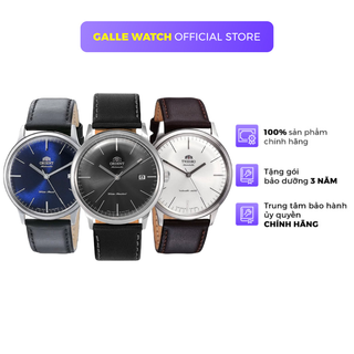 Đồng hồ cơ nam Orient Watch Vintage FAC0000 máy automatic mặt kính cong chống nước dây da đeo tay cao cấp chính hãng