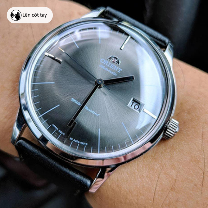 Đồng hồ cơ nam Orient Watch Vintage FAC0000 máy automatic mặt kính cong chống nước dây da đeo tay cao cấp chính hãng