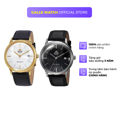 Đồng hồ cơ nam Orient Watch Vintage FAC0000 máy automatic mặt kính cong chống nước dây da đeo tay cao cấp chính hãng