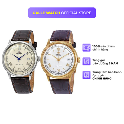 Đồng hồ cơ nam Orient Watch Vintage FAC0000 máy automatic mặt kính cong chống nước dây da đeo tay cao cấp chính hãng