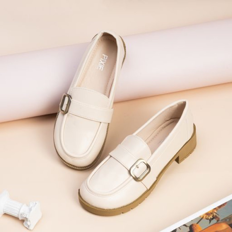 Giày Oxford  3cm Phối Khóa H101