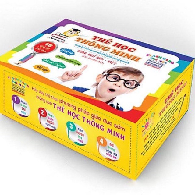Bộ thẻ học thông minh dành cho bé
