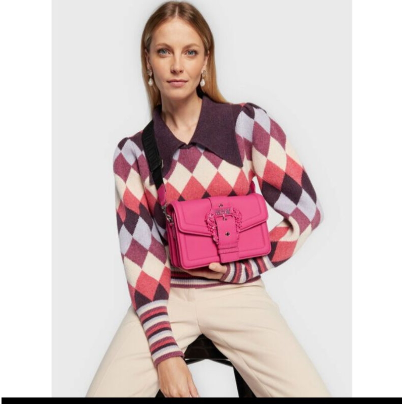 Túi hồng phối đen siêu siêu đẹp