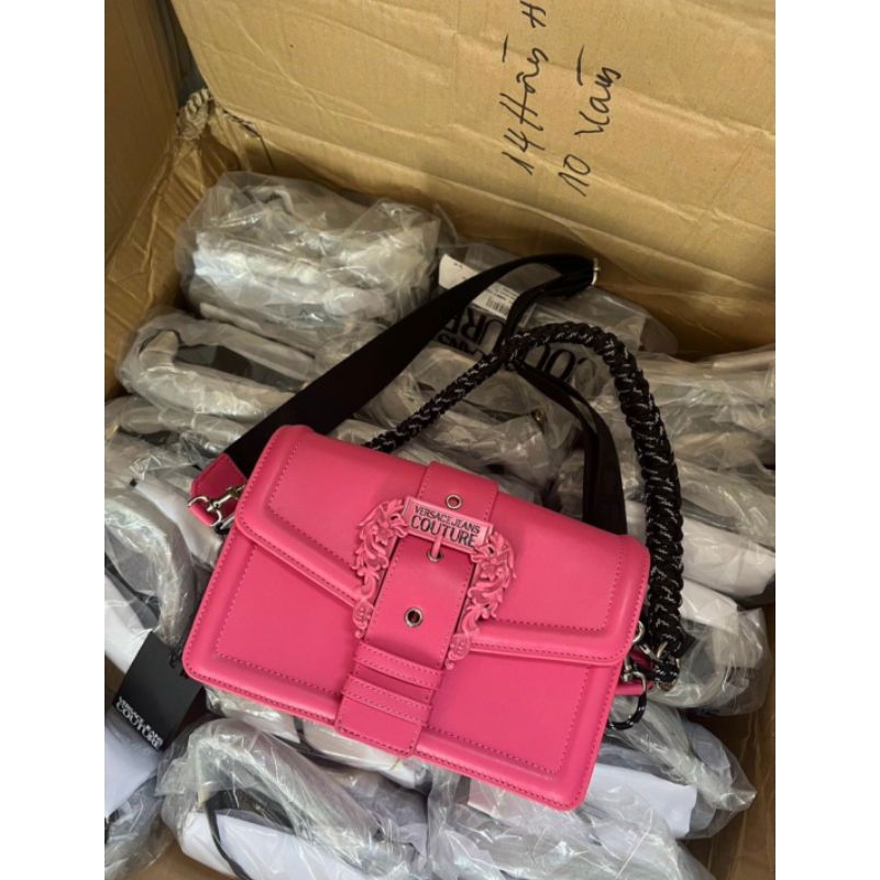 Túi hồng phối đen siêu siêu đẹp