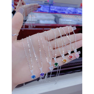 Dây chuyền hồ ly đá mệnh bạc ta HHj