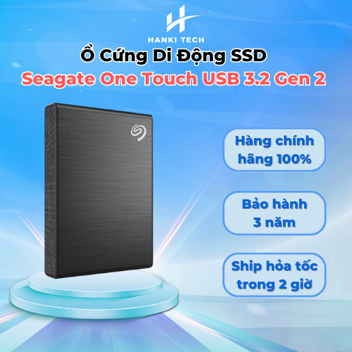 Ổ Cứng Di Động SSD Seagate One Touch USB 3.2 Gen 2 | Hanki Tech