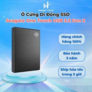Ổ cứng di động ssd seagate one touch usb 3.2 gen 2 | hanki tech