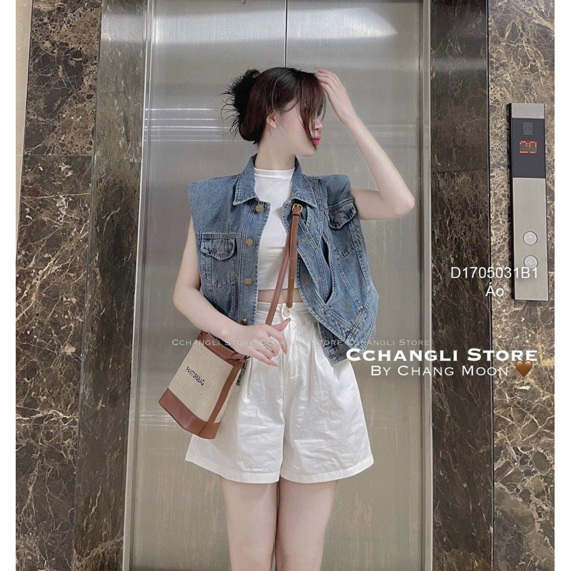 Áo khoác jean tay lỡ dáng croptop [Kèm ảnh thật]